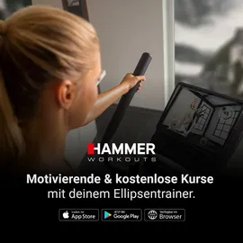 Hammer Ellipsentrainer CrossPace 5.0 NorsK Crosstrainer - Black / Brown - One Size