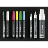 Sigel Kreidemarker 1-2mm schwarz VE=2 Stück