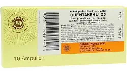 QUENTAKEHL D 5 Ampullen 10 ml