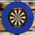 KARELLA Dartboard Surround PU Auffangring Blau