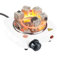 Duvence Shisha Kohlegrill: Elektrischer Mini-Kohle-Anzünder für Shisha, bis 7 Briketts, 500 Watt (Grillanzünder, Elektrische Kohlegrills, Grillplatten)