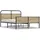 vidaXL Bettgestell 140 x 200 cm Braun