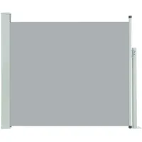 vidaXL Ausziehbare Seitenmarkise 100 x 300 cm grau 48374