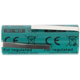 AccuCell Akku NiMH 4/5A, 43x17mm passend für elektrische Zahnbürsten der Braun Oral-B Triumph Serie (bitte Maße 43x17mm prüfen)