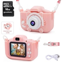 Digitalkamera, Kompaktkamera Fotoapparat Kinder Tragbare Digitalkamera 2 Zoll