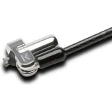 Dell Kensington N17 Keyed Laptop Lock, Notebook Security, Schwarz, Silber