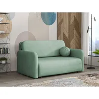 Mirjan24 Schlafsofa Viva Sun III, mit Schlaffunktion und Bettkasten, 150x103x85 cm, drei Sitzer, Metallfüße grün