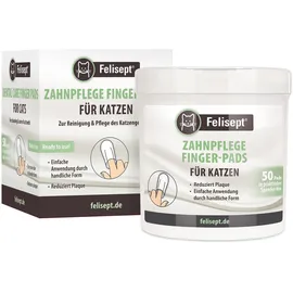Felisept Zahnpflege Finger-Pads für Katzen 50 Stück