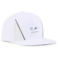 Puma BMW M Motorsport Flat Brim Cap weiß Erwachsene