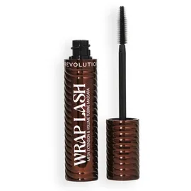 Revolution Beauty Revolution, Wrap Lash Tubing Mascara, Wischfest & Wasserfest für Maximale Länge und Volumen, Vegan & Tierversuchsfrei, Braun, 8,5 ml