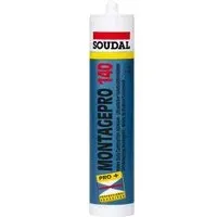 SOUDAL Montagekleber Pro 140 weiss 400 g/310 ml