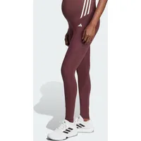 Adidas Optime Essentials Full-Length Leggings – Umstandsmode magentapink|braun XL