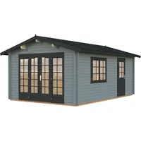 Palmako Gartenhaus Irene 19,0 m2 - 44 mm Grau