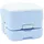 vidaXL Camping-Toilette Helles Blau und Weiß 41,5 x 36,5 x 30 cm
