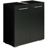 Badplaats Waschbeckenunterschrank Jupiter 60 x 60 cm Schwarz Matt
