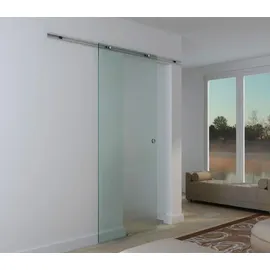 Homcom Glasschiebetür rechts 102,5 x 205 cm transparent