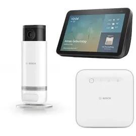 Bosch Smart Home Starter Set Sicherheit • Überwachungskamera Eyes II Indoor