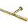 Interdeco GARDINENSTANGE INNENLAUF Siteno Mavell 600 cm (geteilt in 3 x 200 cm), 1-läufig, 20 mm Ø Messing-Optik