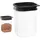 PLAST TEAM Vertriebs GmbH Trockenvorratsdose 1,6 l 1-tlg. transparent/schwarz