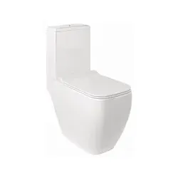 Kludi RESA C Spiralflush-Stand-WC 28WCB0643 62 cm, S-förmiger Abfluss Weiß glänzend
