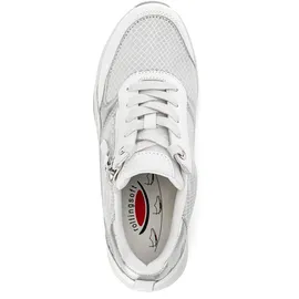 Gabor Damen Low-Top Sneaker Silber/Weiß 41