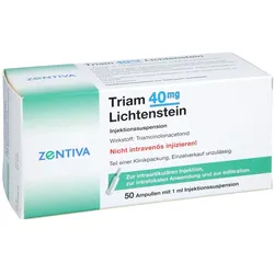 TRIAM 40 Lichtenstein Kristallsuspension Ampullen 1000X1 ml