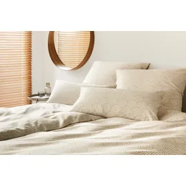 ELEGANTE Maison Arcs Grafisch Gold 135 x 200 cm + 80 x 80 cm
