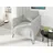s-style möbel Sessel Harmony Chenille 1 x 1 x 1 cm Grau mit Kissen