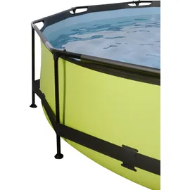 EXIT TOYS Lime Pool 360 x 76 cm inkl. Filterpumpe und Abdeckung