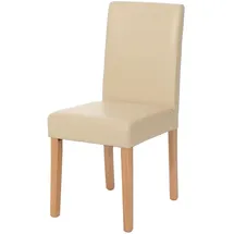 Mendler Esszimmerstuhl Littau Kunstleder creme