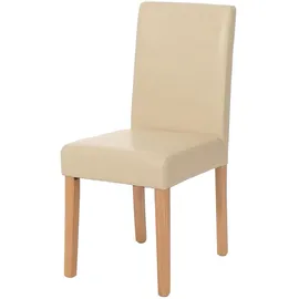 Mendler Esszimmerstuhl Littau Kunstleder creme