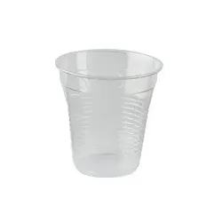 Papstar Pure Kaltgetränkebecher, PLA, Glasklarer Trinkbecher aus Bio-Kunststoff PLA, 1 Packung = 100 Stück