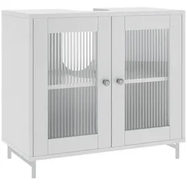 Vicco Waschbeckenunterschrank Malte Weiß, 60 x 58 cm