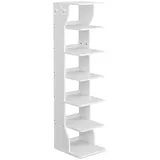 MID.YOU Schuhregal Weiß, , Maße cm, stehend, Garderobe, Schuhaufbewahrung, Schuhregale