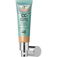 It Cosmetics CC Natural Matte Foundation LSF 40 medium tan 32 ml
