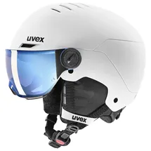 Uvex Rocket jr Visor 51-55 cm white-black matt