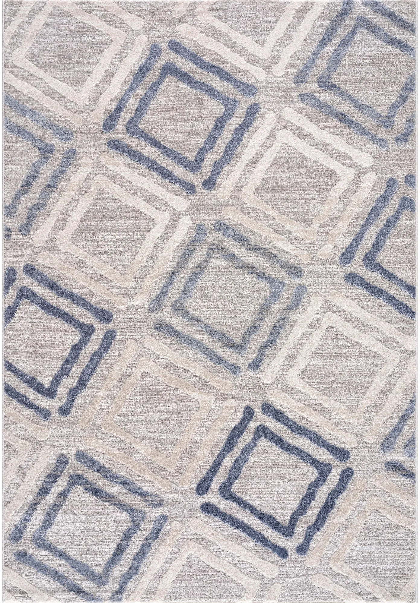 Teppich SANAT "Evra 7006" Teppiche Gr. B/L: 200 cm x 280 cm, 22 mm, 1 St., grau Esszimmerteppiche Wohnzimmer, Kurzflor, modern
