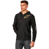 Alpinestars Sessions V3 Kapuzenjacke Herren Schwarz/Gold XL