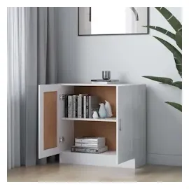 vidaXL Bücherschrank 82,5 x 30,5 x 80 cm Weiß