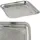 Marrakesch Orient & Mediterran Interior Orientalische Deko Tablett Serviertablett Kerzentablett Nacera Silber eckig 27cm