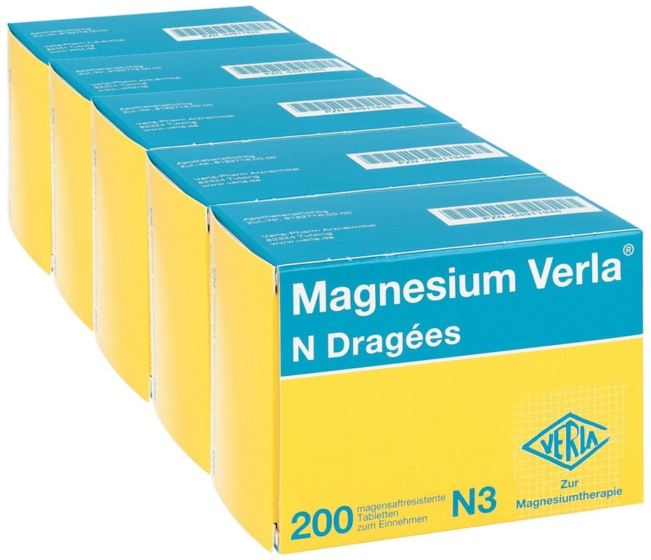 Magnesium Verla N Dragees