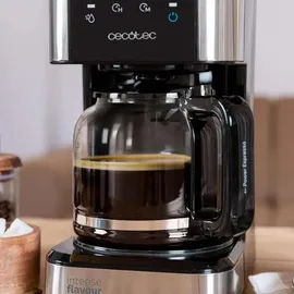 Cecotec Coffee 66 Drop & Touch Kaffeemaschine schwarz/silber