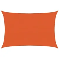 VidaXL Sonnensegel 160 g/m2 Orange 4x6 m HDPE