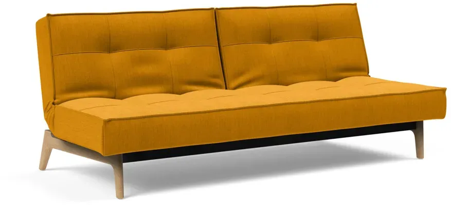 Innovation Splitback Klappsofa 115x210 cm - Schwarz