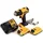 DeWalt DCE 530 D2 Akku Heißluftpistole 18V 530°C + 2x Akku 2,0Ah + 1x Lader+ Flächen- und Reflektordüse