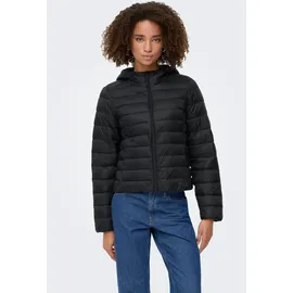 Only ONLTAHIA LW QUILTED HOOD JKT NOOS O Black S schwarz, - S