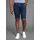 Bruno Banani Jeansshorts BRUNO BANANI "Hutch-Shorts", Jungen, Gr. 42, Länge 32, blau (dunkelblau), Denim/Jeans, Obermaterial: 98% Baumwolle, 2% Elasthan, unifarben, normal kurz, Jeans Jeansshorts, gerade geschnittene kurze Beine, niedrige Leibhöhe