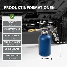 Trutzholm Druckbecherpistole 1100 ml Blau