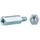 Industrial Quality Supplies Sechskant-Abstandsbolzen I/A St. gal Zn M 3 x 10 / 6 x 6 SW 5,5 gal Zn S