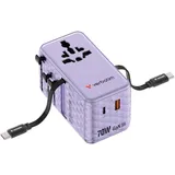 Verbatim Reiseadapter 70W Lila 1 St.